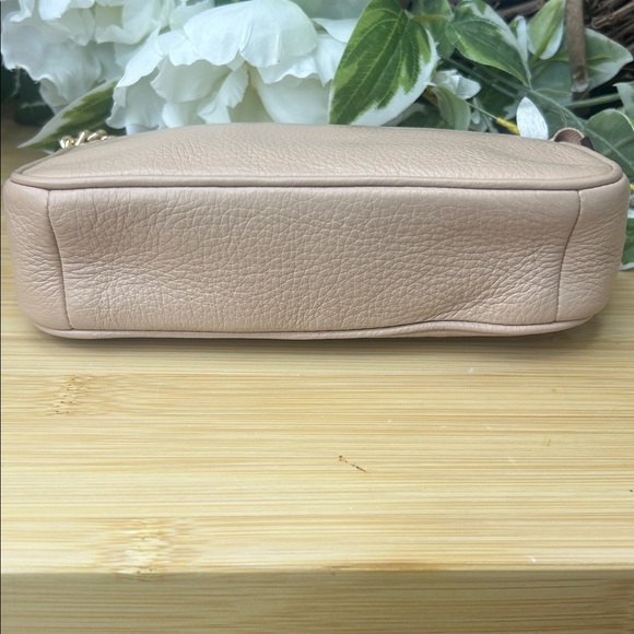 Coach Nolita Wristlet bag wallet chain clutch, pink nude - Picture 5 of 10